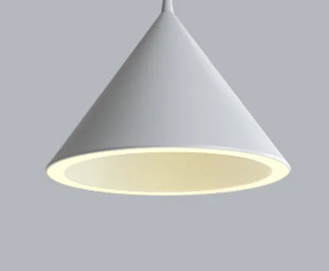 Suspension métal cône coloré design scandinave