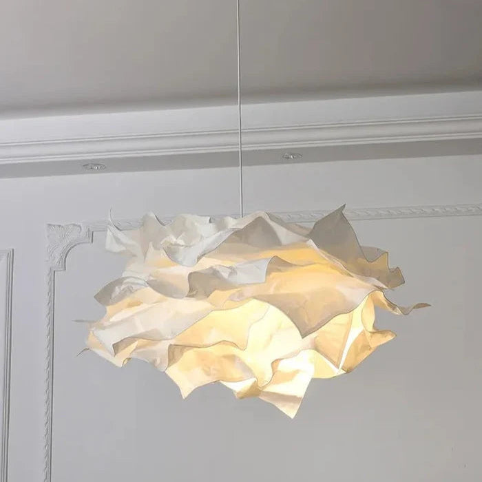 Suspension nuage en papier design vintage 1