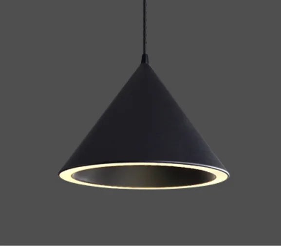 Suspension métal cône coloré design scandinave