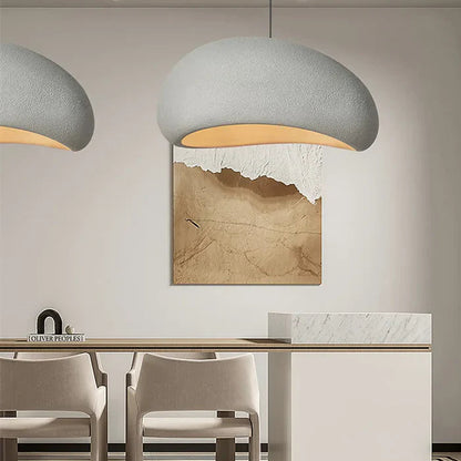 Suspension terre cuite cloche scandinave minimaliste