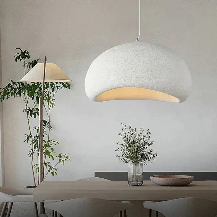 Suspension terre cuite cloche scandinave minimaliste