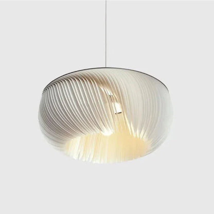 Suspension papier feuilles diagonales design moderne