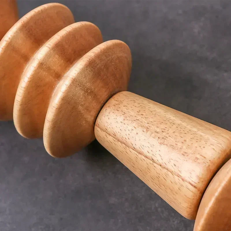 Suspension bois scandinave perles formes géométriques