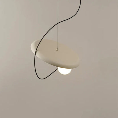 Suspension vintage penchée boule