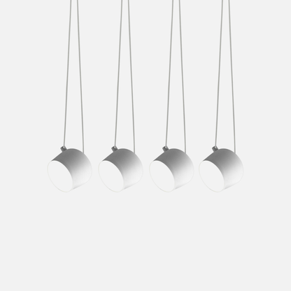 Suspension araignée métallique design industriel