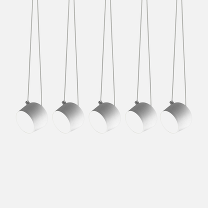 Suspension araignée métallique design industriel