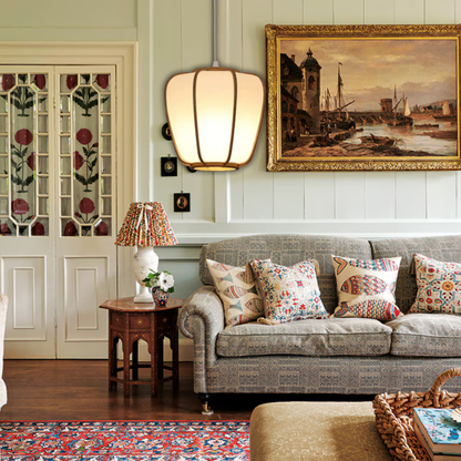 Suspension bambou lanterne moderne design japonais