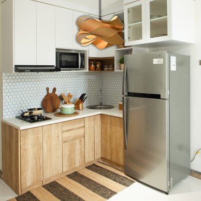 Suspension bois pliage design moderne