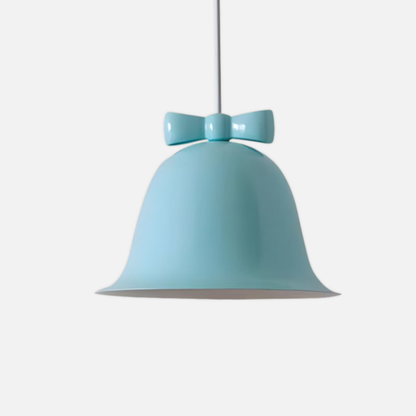 Suspension cloche en métal avec noeud design vintage