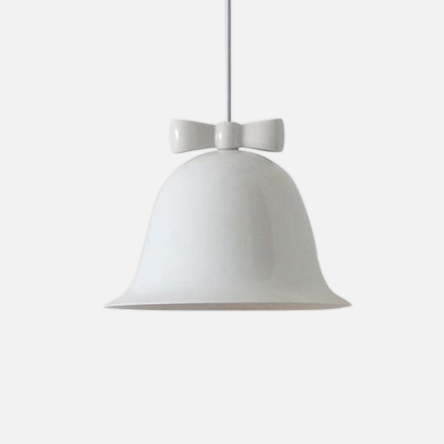 Suspension cloche en métal avec noeud design vintage