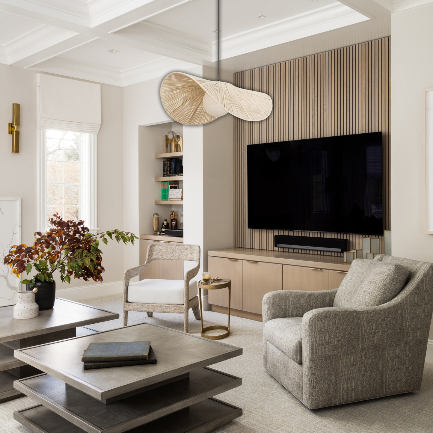 Suspension corde torsion design scandinave