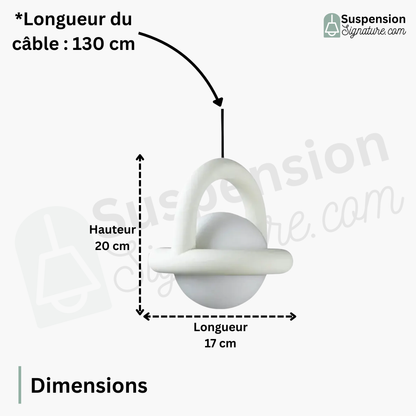 Suspension design moderne boule