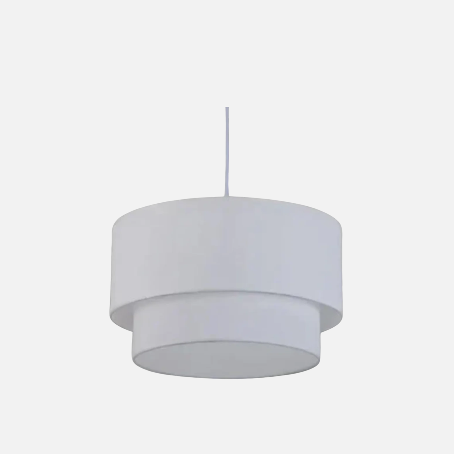 Suspension en lin double cylindrique design moderne