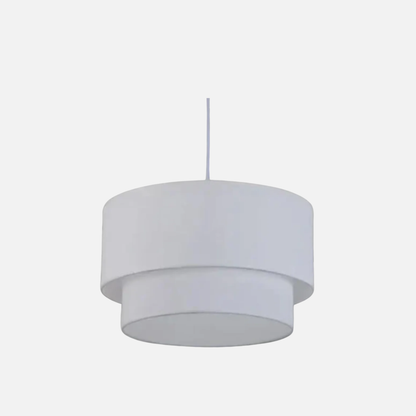 Suspension en lin double cylindrique design moderne