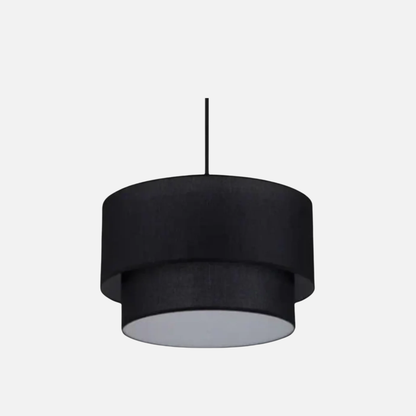 Suspension en lin double cylindrique design moderne