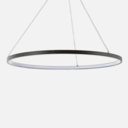 Suspension métal anneau design moderne