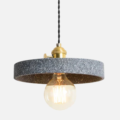 Suspension terrazzo cylindre plat industriel