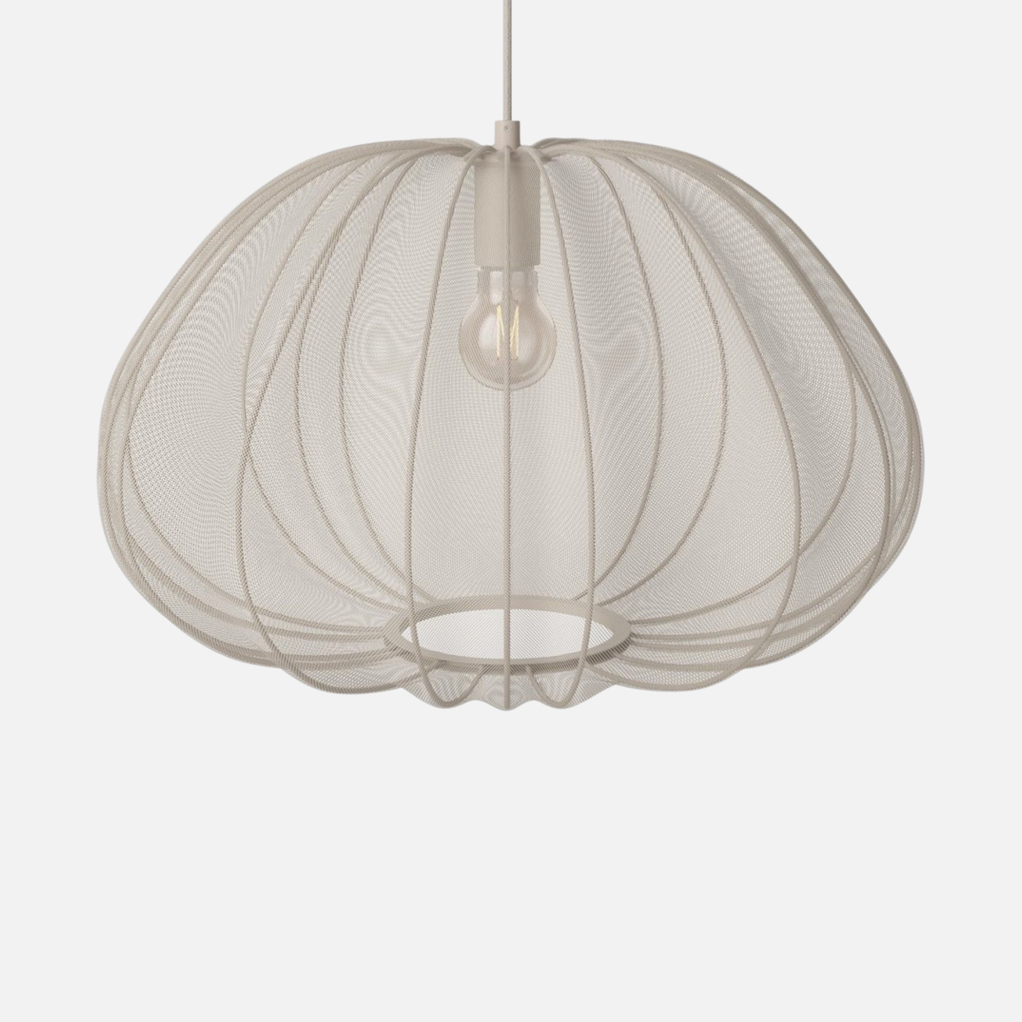 Suspension tissu tulle léger design vintage