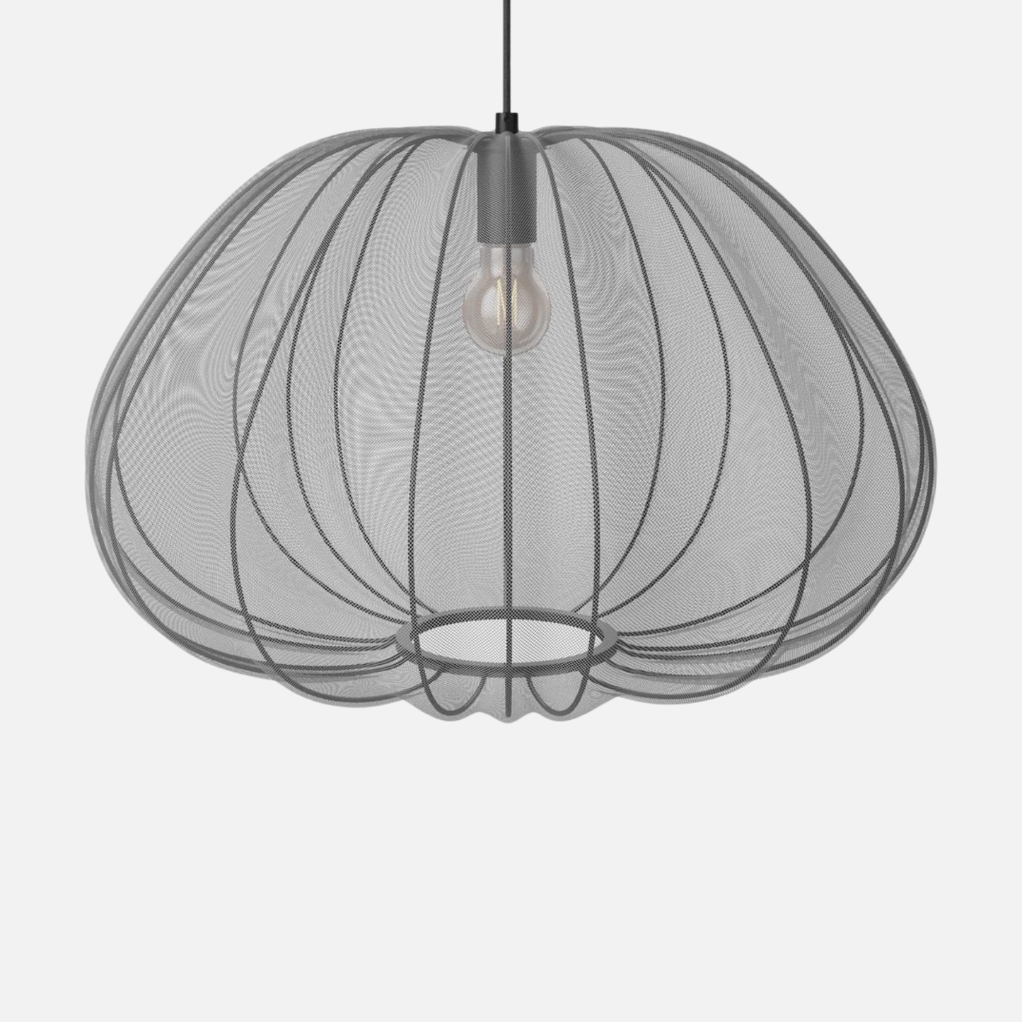 Suspension tissu tulle léger design vintage