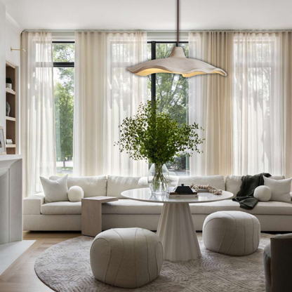 Suspension triangulaire terre cuite scandinave