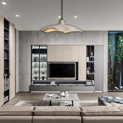 Suspension triangulaire terre cuite scandinave