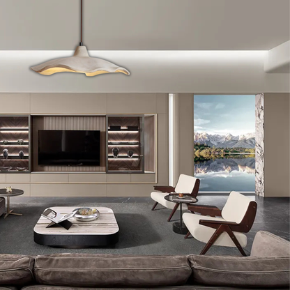 Suspension triangulaire terre cuite scandinave