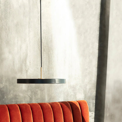 Suspension scandinave plat rond led