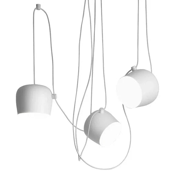 Suspension araignée métallique design industriel