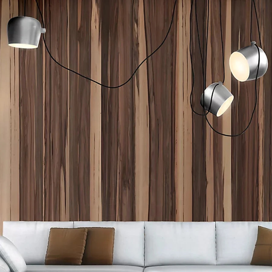 Suspension araignée métallique design industriel