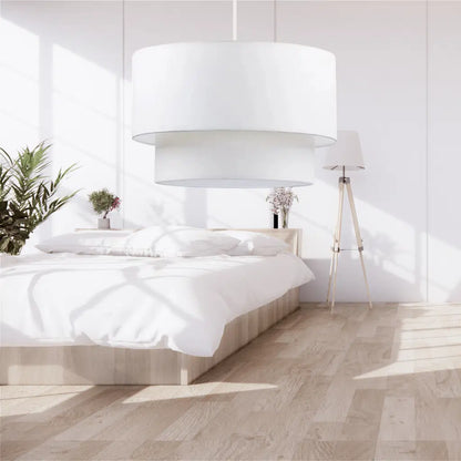 Suspension en lin double cylindrique design moderne