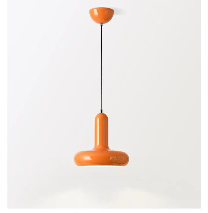 Suspension métal coloré design art déco 8