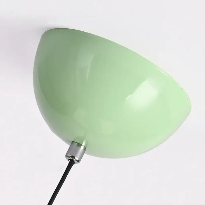 Suspension métal coloré design art déco 8