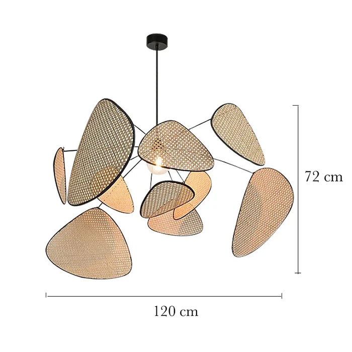 Suspension rotin cannage aérienne screen vintage 3