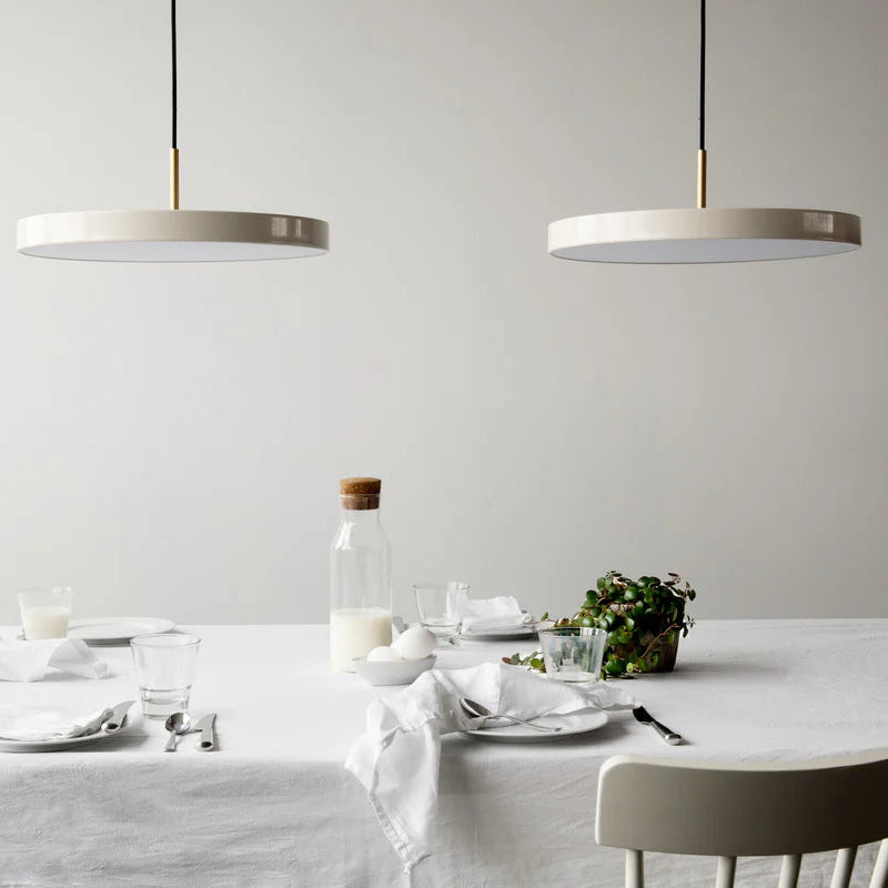 Suspension scandinave plat rond led