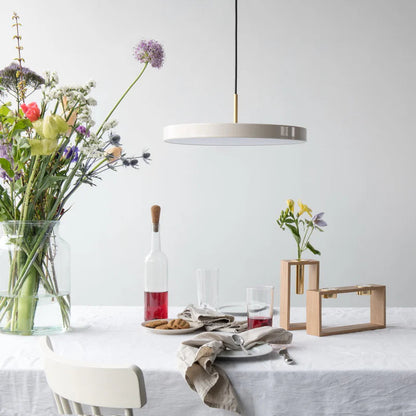 Suspension scandinave plat rond led