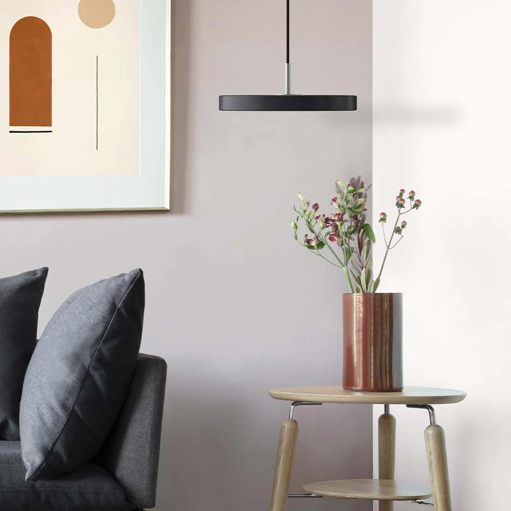 Suspension scandinave plat rond led